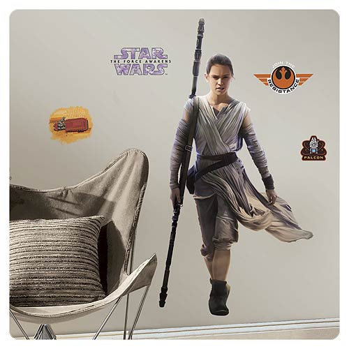 Star Wars: Episode VII - The Force Awakens Rey Giant Wall Decal